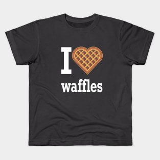 I heart waffles Kids T-Shirt